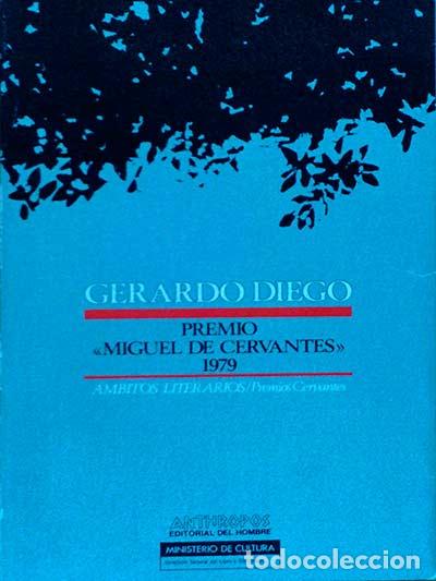 Libros: Gerardo Diego. Premio Miguel de Cervantes 1979 - VV.AA - Foto 1