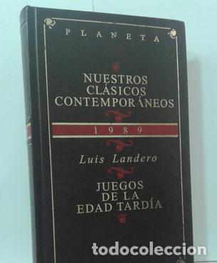 Libros: JUEGOS DE LA EDAD TARD&Iacute;A - LANDERO, LUIS - Foto 1