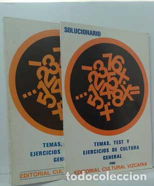 Libros: TEMAS, TEST Y EJERCICIOS DE CULTURA GENERAL (2 TOMOS: EJERCICIOS + SOLUCIONARIO) - Foto 1