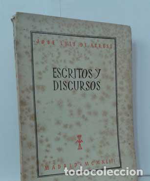 Libros: ESCRITOS Y DISCURSOS - ARRESE, JOS&Eacute; LUIS DE - Foto 1