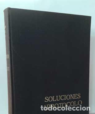 Libros: SOLUCIONES AL PROTOCOLO. LIZCANO DE LA ROSA. Pent&aacute;gono, 1965 - Foto 1