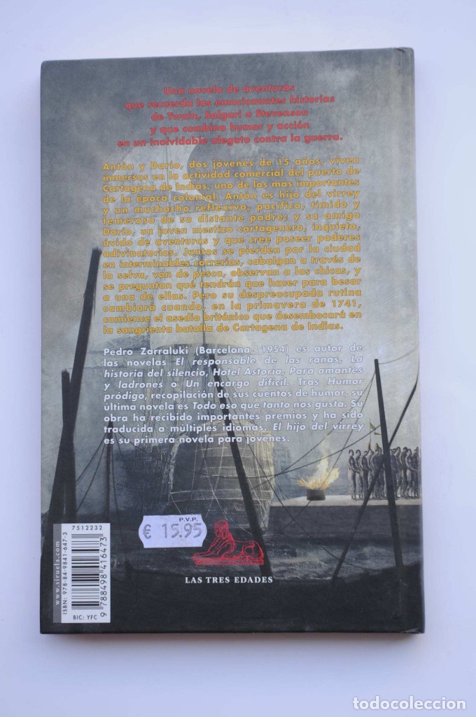 Libros: El hijo del virrey - ZARRALUKI, Pedro - Foto 3