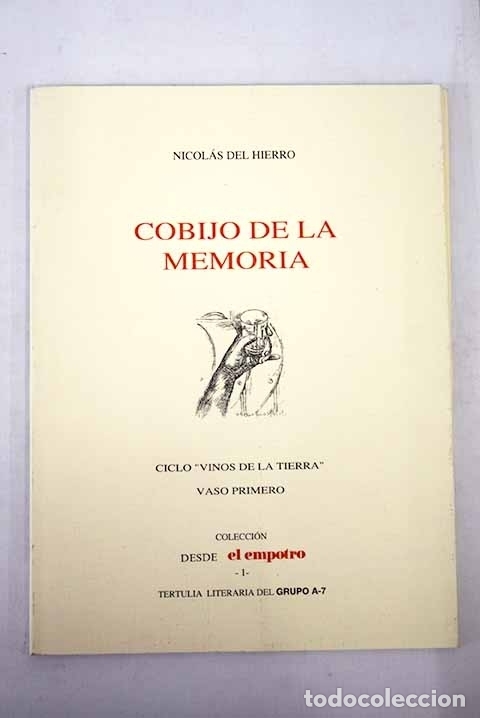 Libros: Cobijo de la memoria.- Hierro, Nicol&aacute;s del - Foto 1