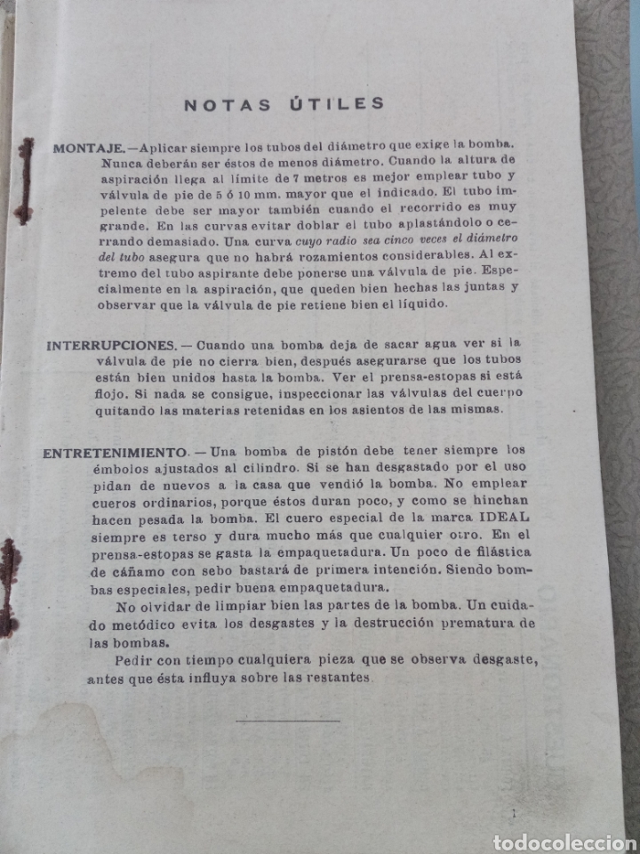 Libros: Libro Bombas Marca Ideal - Foto 2