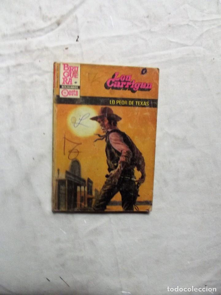 Libros: NOVELA OESTE - LO PEOR DE TEXAS  DE LOU CARRIGAN - Foto 1