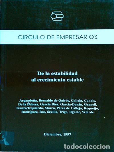 books: De la estabilidad al crecimiento estable - VVAA
