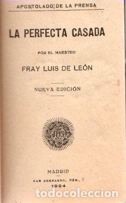 Libros: La perfecta casada - Le&oacute;n, Fray Luis de - Foto 1