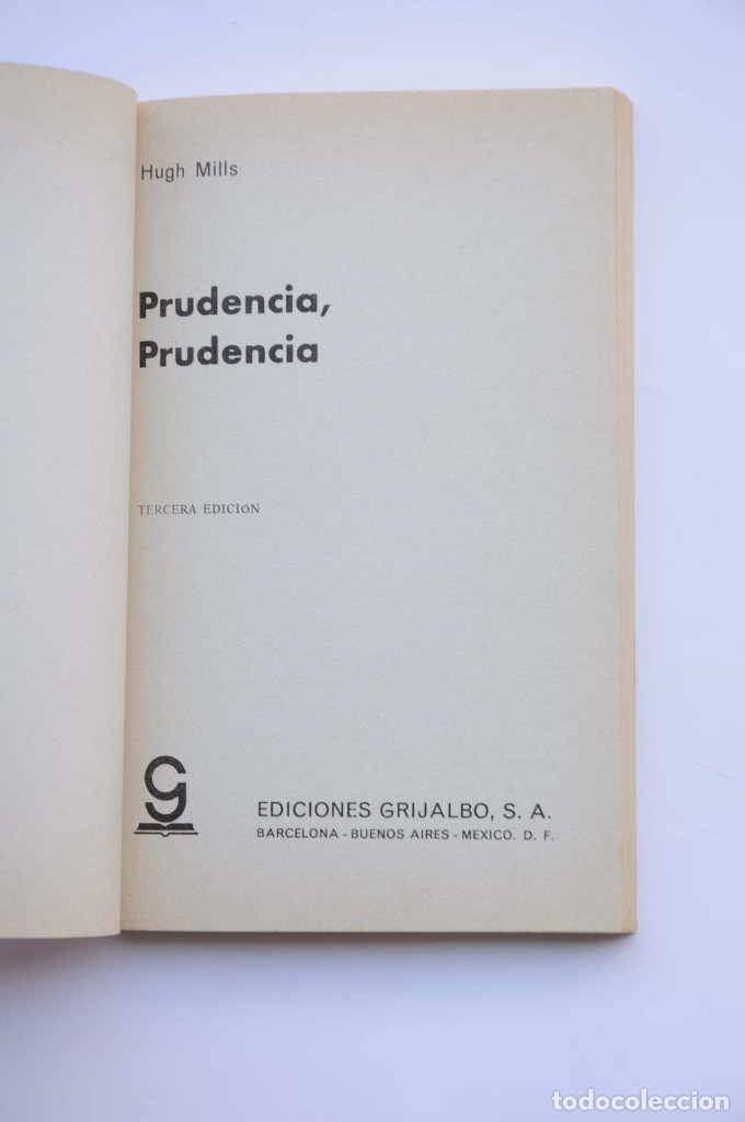 Libros: Prudencia, Prudencia - MILLS, Hugh - Foto 2