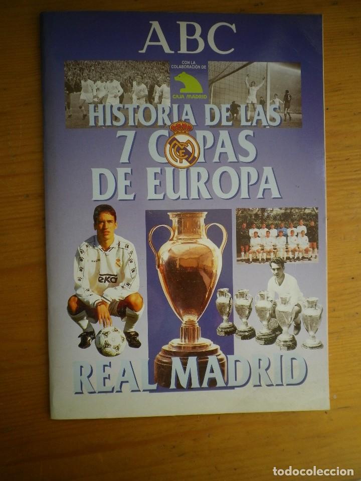 Libros: HISTORIA DE LAS 7 COPAS DE EUROPA REAL MADRID COMPLETO - Foto 1