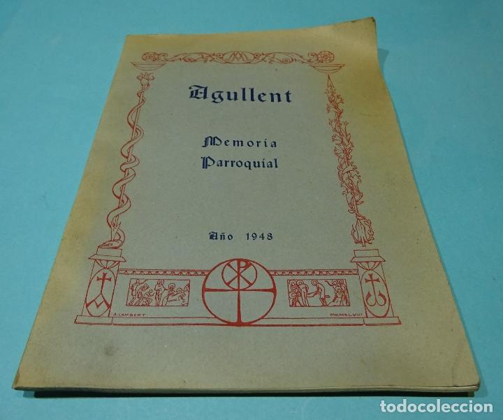 Libros: MEMORIA PARROQUIAL. AGULLENT. A&Ntilde;O 1948 - Foto 1