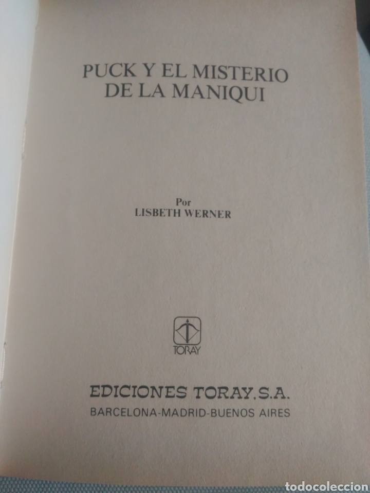 Libros: Puck y el misterio de la maniqu&iacute;. Lisbeth Werner - Foto 3