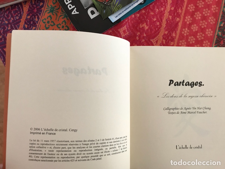 Libros: Partages. Les dons de la sagesse chinoise. - Foto 6