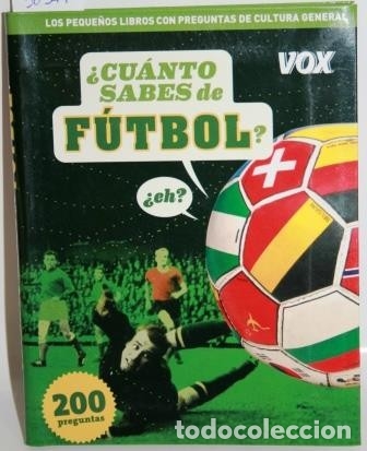 Libros: &iquest;CU&Aacute;NTO SABES DE F&Uacute;TBOL? - V.V.A.A. - Foto 1