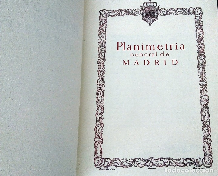 Libros: Planimetr&iacute;a General de Madrid - Foto 3