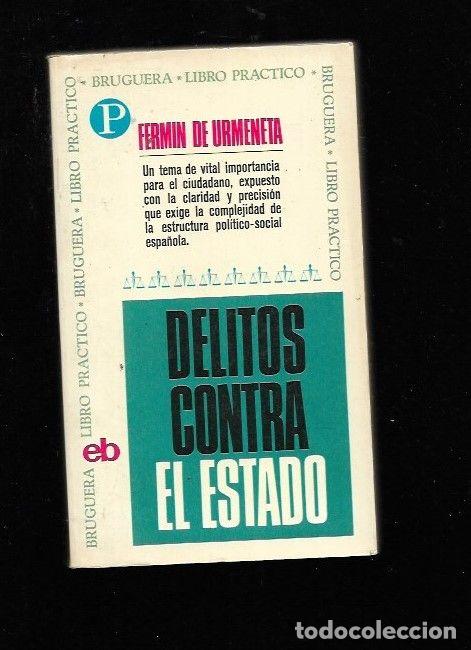 Libros: DELITOS CONTRA EL ESTADO - URMENETA, FERMIN DE - Foto 1