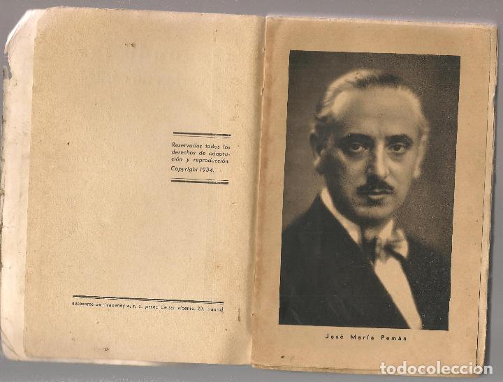 Libros: CUANDO LAS CORTES DE C&Aacute;DIZ. JOS&Eacute; M&ordf; PEM&Aacute;N. 1934. (P/D32) - Foto 2