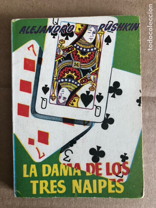 Libros: Mini libro 10,5 x 7,5 cm enciclopedia la pulga la dama de los tres naipes