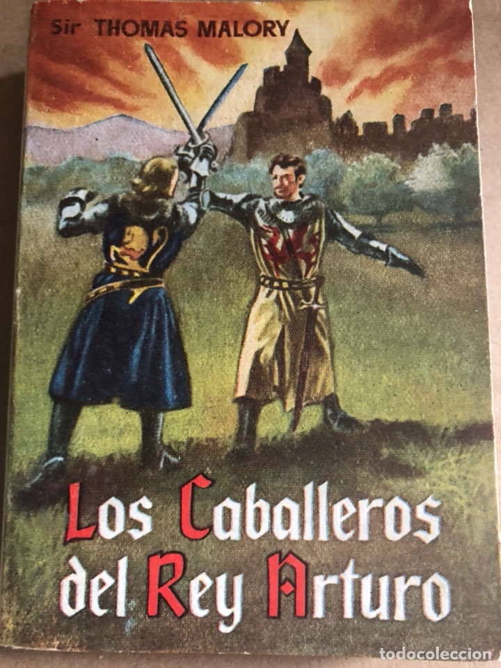 Libros: Mini libro 10,5 x 7,5 cm enciclopedia la pulga los caballeros del rey Arturo.sir thomas malory..