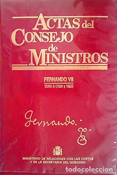 Libros: Actas del Consejo de Ministros II - vvaa - Foto 1