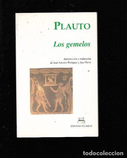Libros: GEMELOS - LOS - PLAUTO - Foto 1