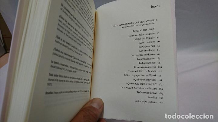 Libros: LEER O NO LEER Y OTROS ESCRITOS, VIRGINIA WOOLF - Foto 3
