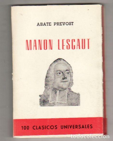 Libros: MANON LESCAUT - PREVOST, ABATE - Foto 1