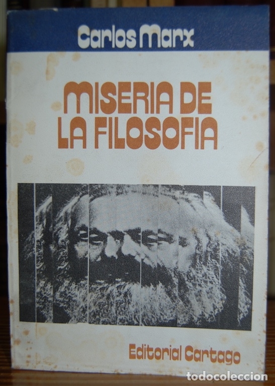 Libros: MISERIA DE LA FILOSOFIA - MARX, Carlos - Foto 1
