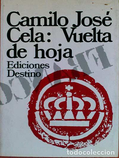 Libros: Vuelta de hoja - Camilo Jos&eacute; Cela - Foto 1