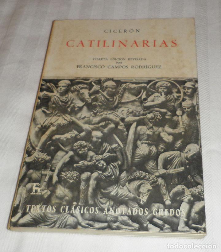 Libros: catinilarias  Ciceron  a&ntilde;o 1976 - Foto 1