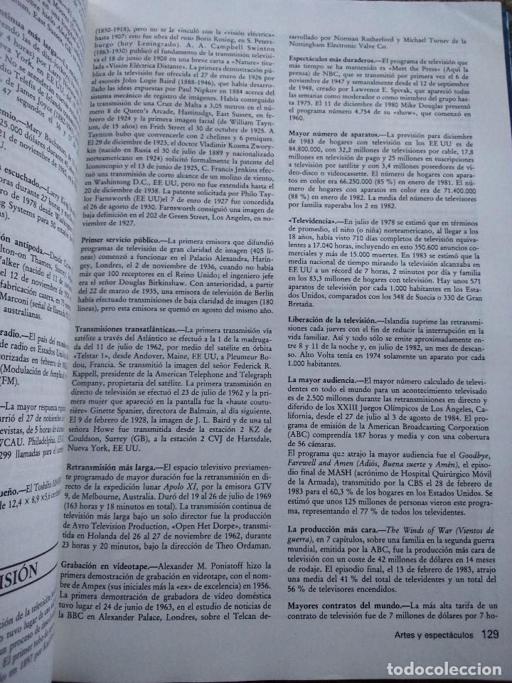 Libros: GUINNESS -- LIBRO DE LOS RECORDS -- EDICIONES MAEVA 1985 -- - Foto 2