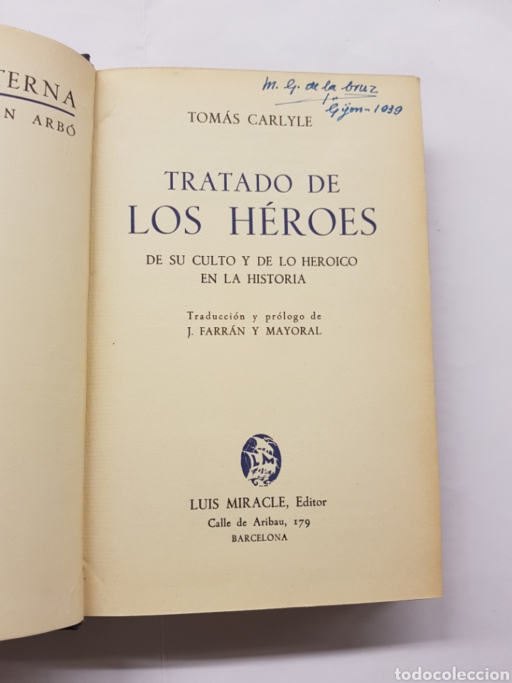 Libros: Los H&eacute;roes - Carlyle - 1938 - Foto 3