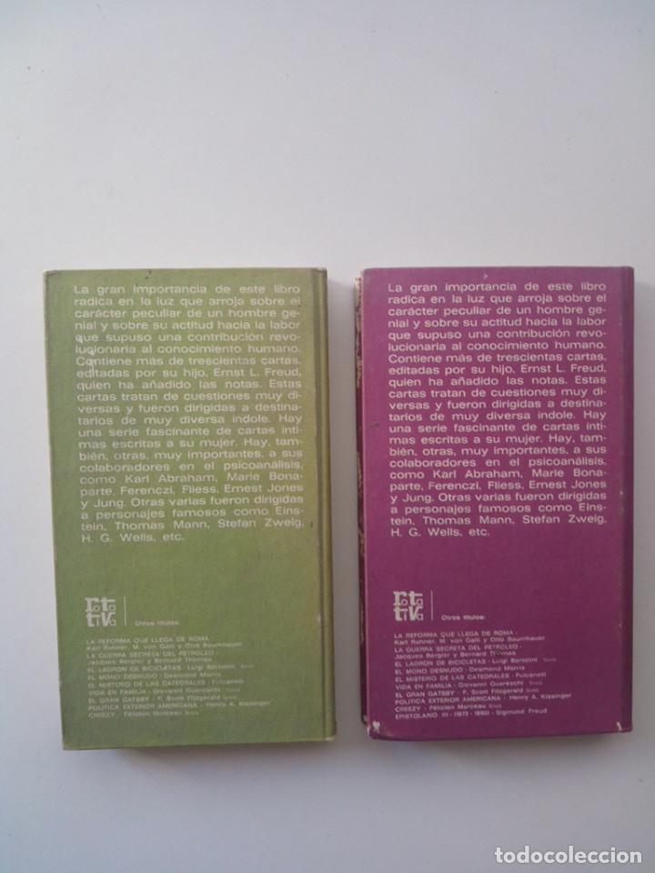 Libros: Epistolario. 2 tomos SIGMUND FREUD - Foto 2