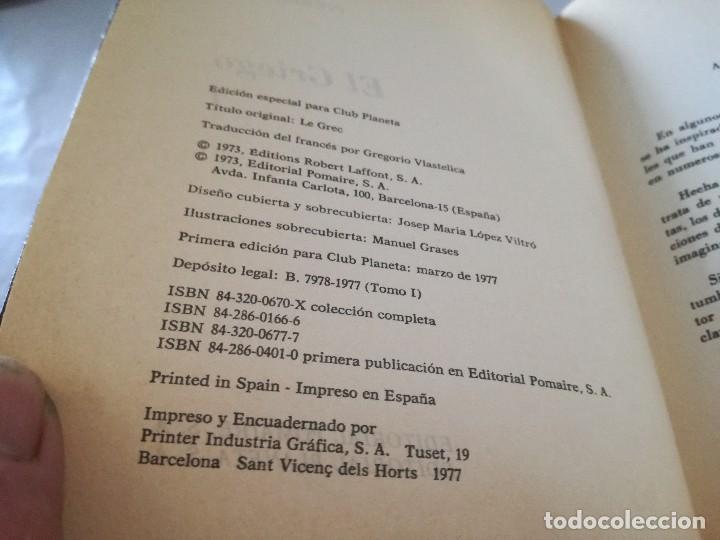 Libros: El Griego -PIERRE REY -POMAIRE. PLANETA, - Foto 5