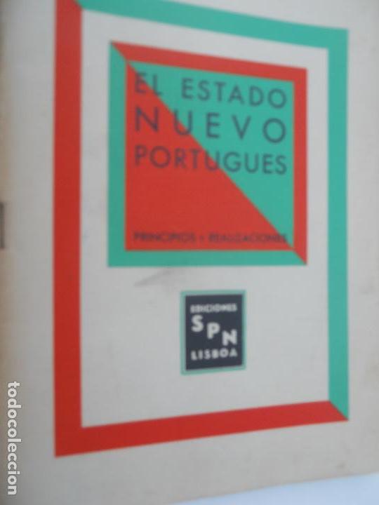 Libros: EL ESTADO NUEVO PORTUGUES. PRINCIPIOS Y REALIZACIONES.