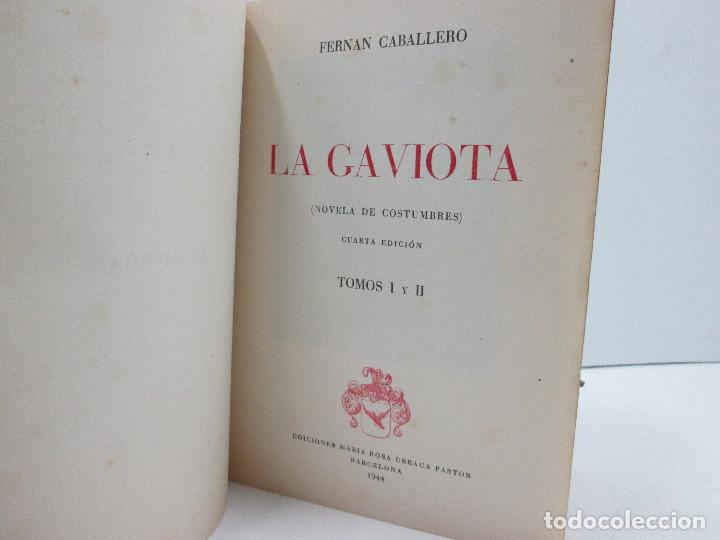 Libros: LIBRO ANTIGUO LA GAVIOTA - A&Ntilde;O 1944 - Foto 3