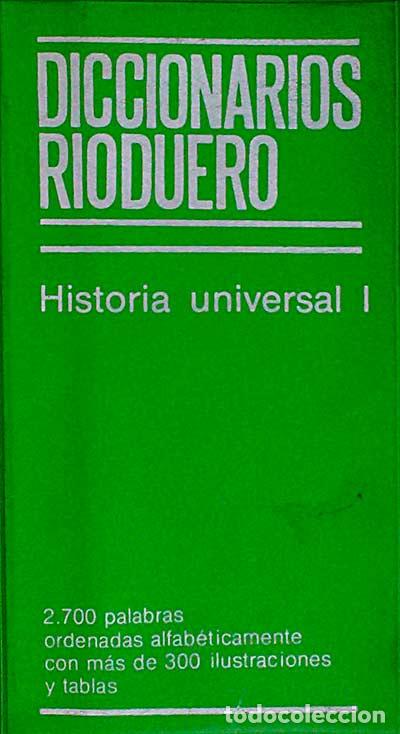 Libros: Diccionario Rioduero. Historia universal I - VVAA