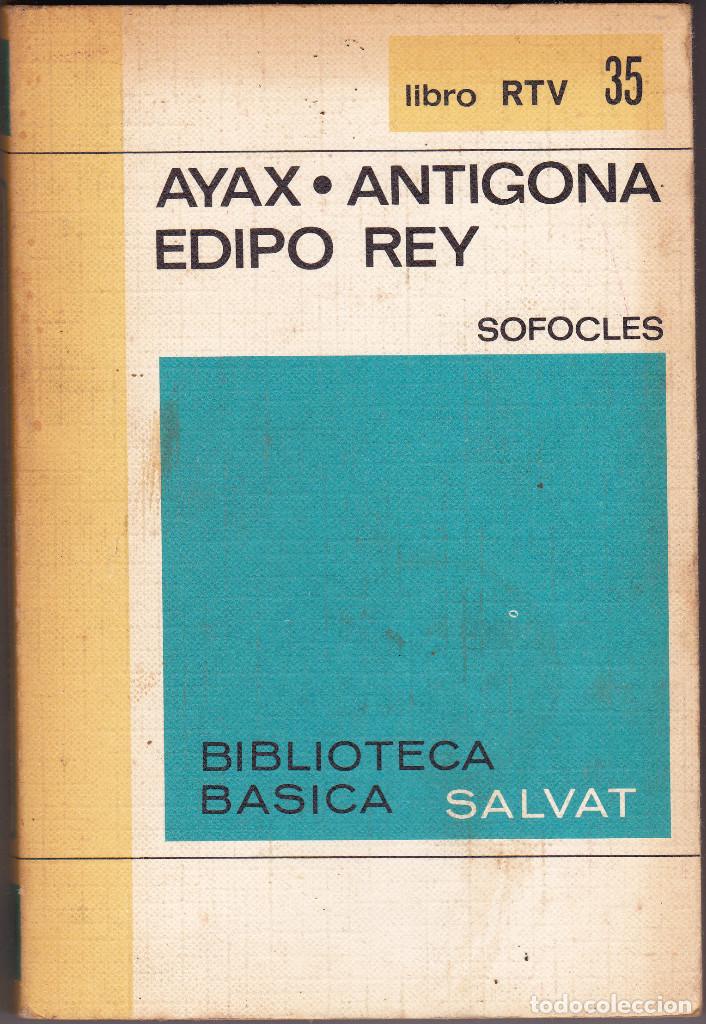Libros: AYAX ANTIGONA EDIPO REY SOFOCLES BIBLIOTECA BASICA SALVAT - Foto 1