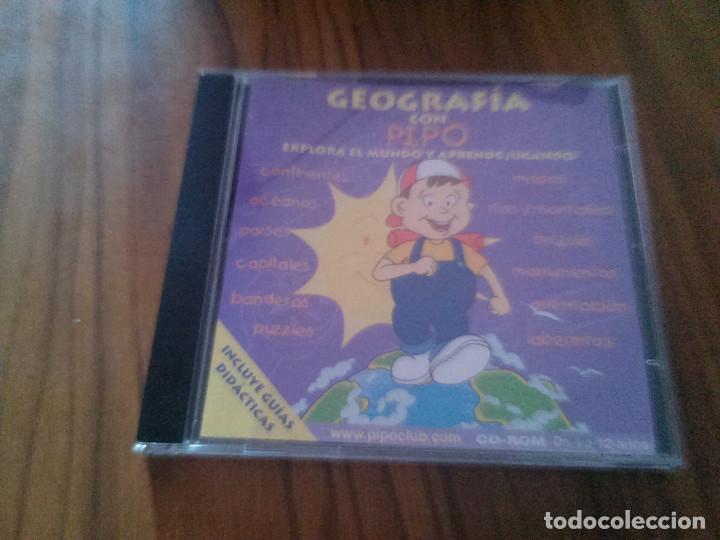 Libri di seconda mano: GEOGRAF&Iacute;A CON PIPO. CD-ROM. BUEN ESTADO. RARO. DESCATALOGADO