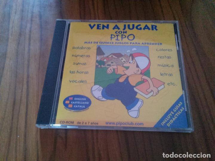 VEN A JUGAR CON PIPO. CD-ROM. DESCATALOGADO. RARO