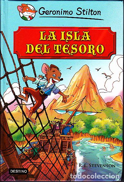 Libros: LA ISLA DEL TESORO. - STILTON, Geronimo. STEVENSON, R. L. - Foto 1