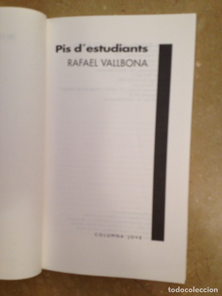 Libros: Pis destudiants (Rafael Vallbona) - Foto 2