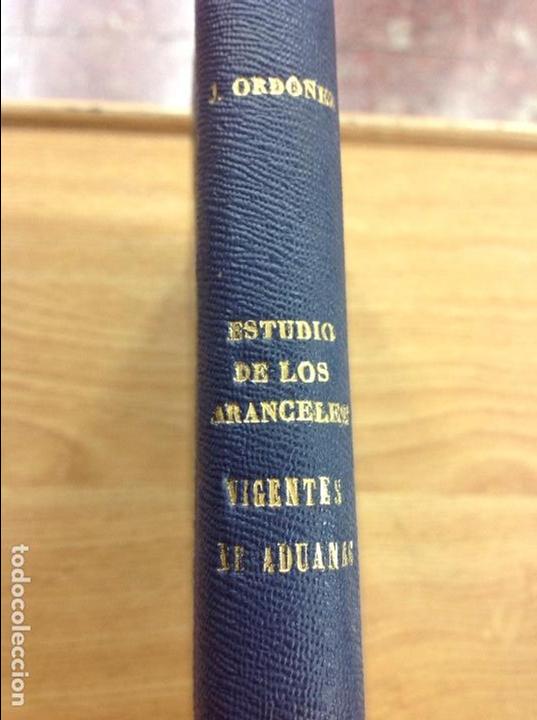 Libros: estudio de los aranceles vigentes de aduanas 1923 raro ejemplar - Foto 1