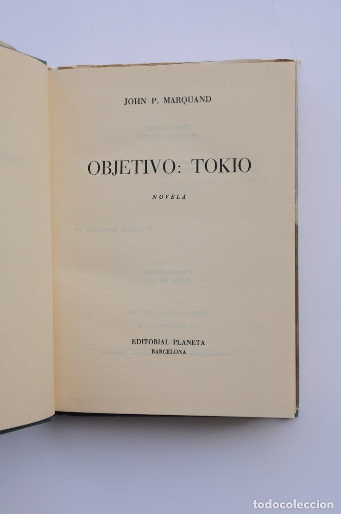 Libros: Objetivo: Tokio - MARQUAND, John P. - Foto 3