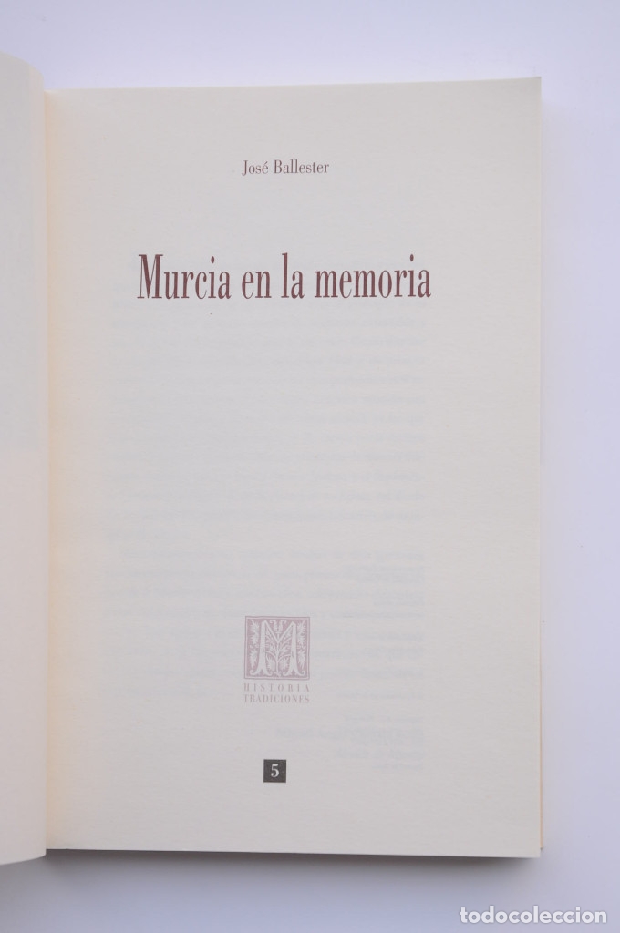 Libros: Murcia en la memoria - BALLESTER, Jos&eacute; - Foto 2