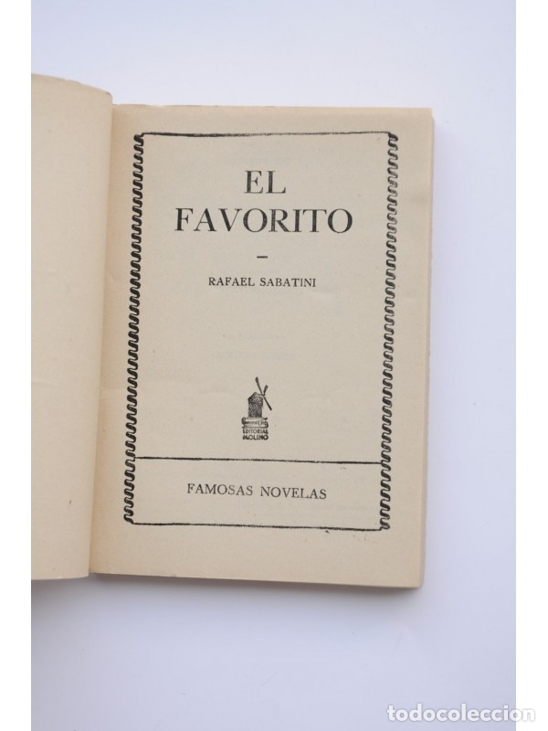 Libros: El favorito - SABATINI, Rafael - Foto 2