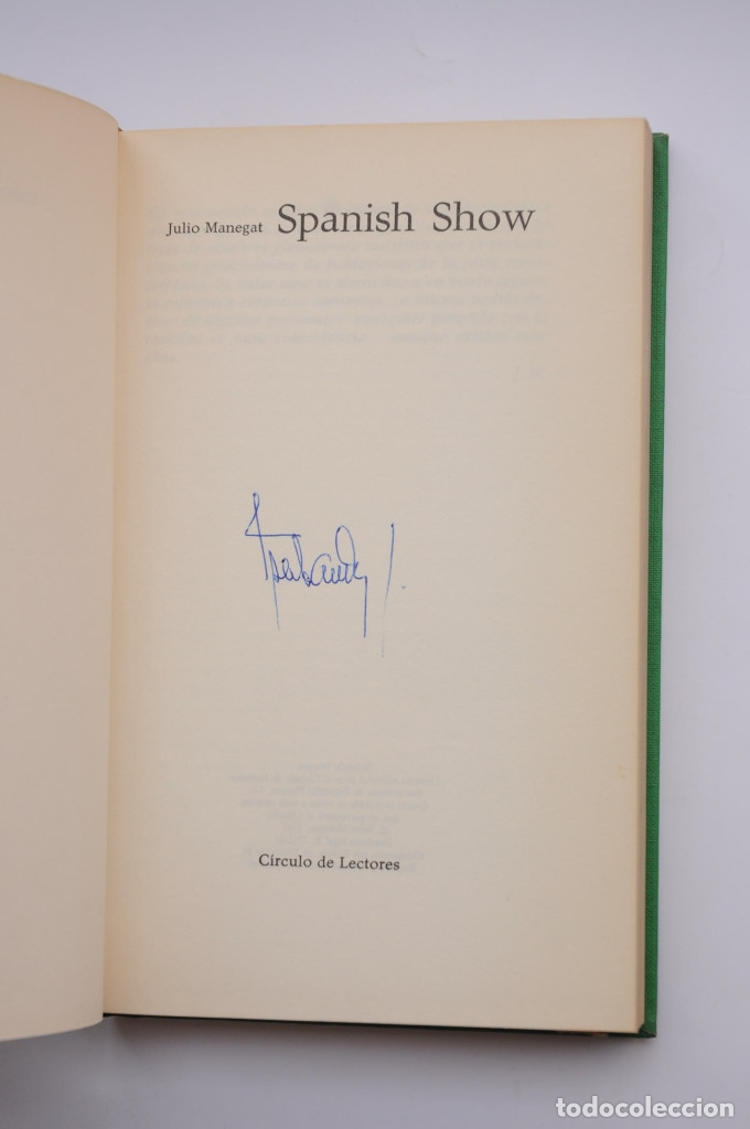 Libros: Spanish Show - MANEGAT, Julio - Foto 2