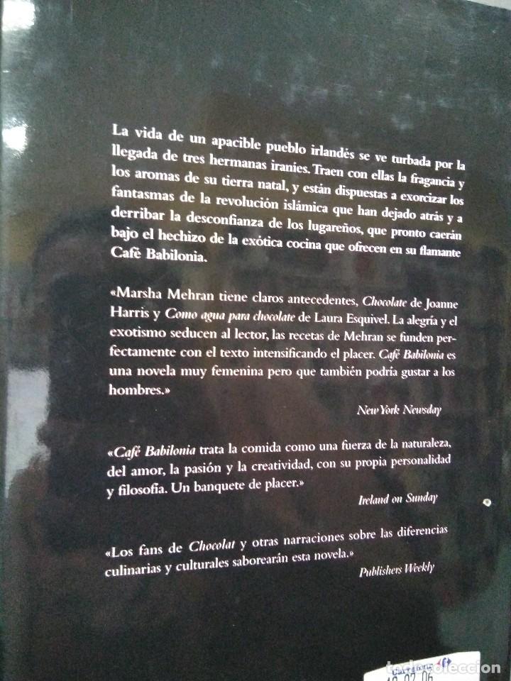 Libros: Caf&eacute; Babilonia. Marsha Mehran. - Foto 2