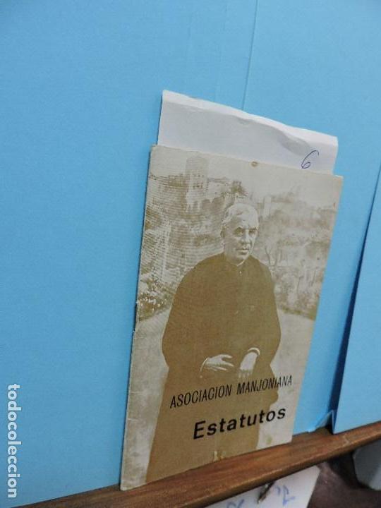 Libros: Asociaci&oacute;n Manjoniana Estatutos. - Foto 1