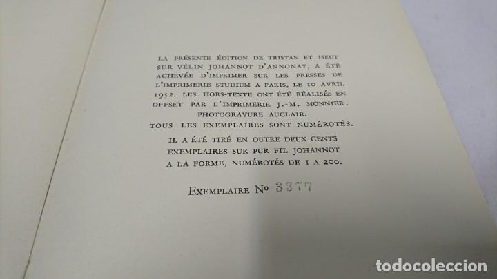 Libros: TRISTAN ET ISEUT, TRISTAN E ISOLDA EN FRANC&Eacute;S , EDICION NUMERADA - Foto 7