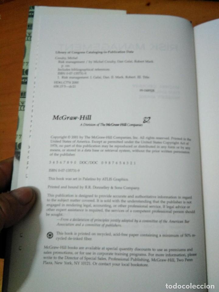 Libros: Risk management. Michel Crohuy / Dan Galai / Robert Mark. 2001. EN INGL&Eacute;S - Foto 3